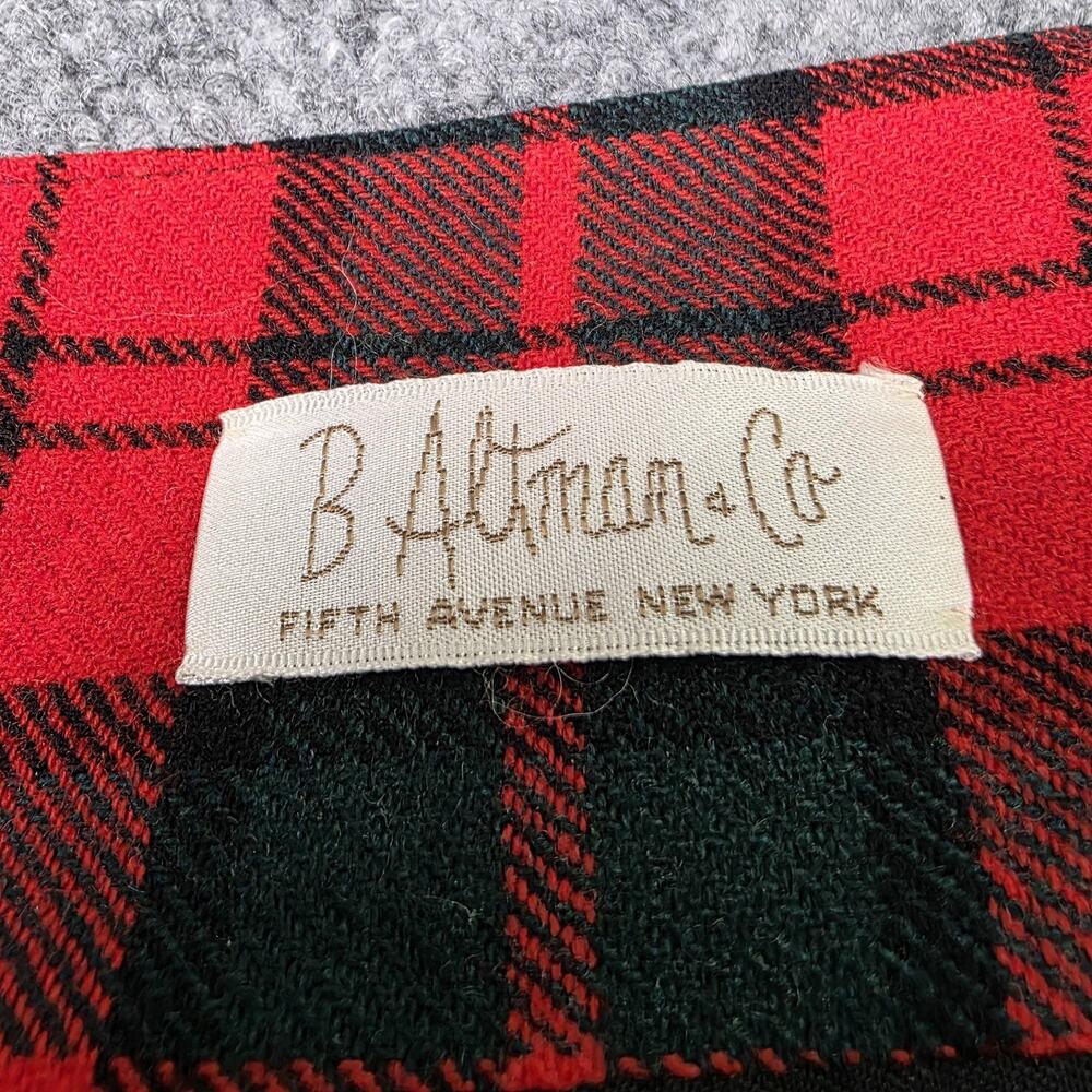 Vintage Pendleton Blazer Womens Medium Red Plaid Tartan Virgin Wool Made USA - Picture 16 of 16